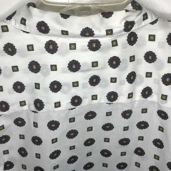 Vintage Levi Strauss Sportswear All Over Print‎ Collared Blue Tag Shirt Size L - Picture 5 of 10